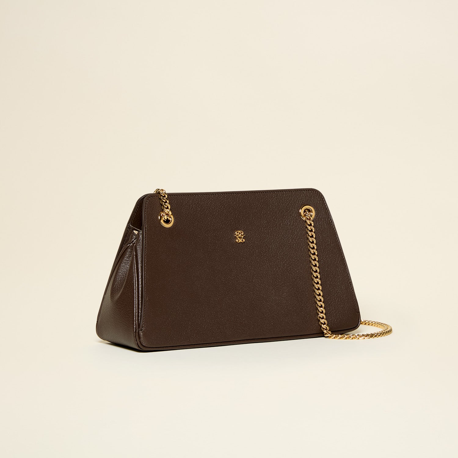 Germaine Guérin Sac Lorette Chèvre Arabica 3/4