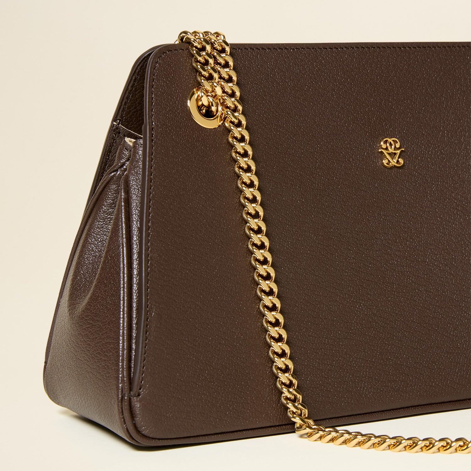 Germaine Guérin Sac Lorette Chèvre Arabica Détail