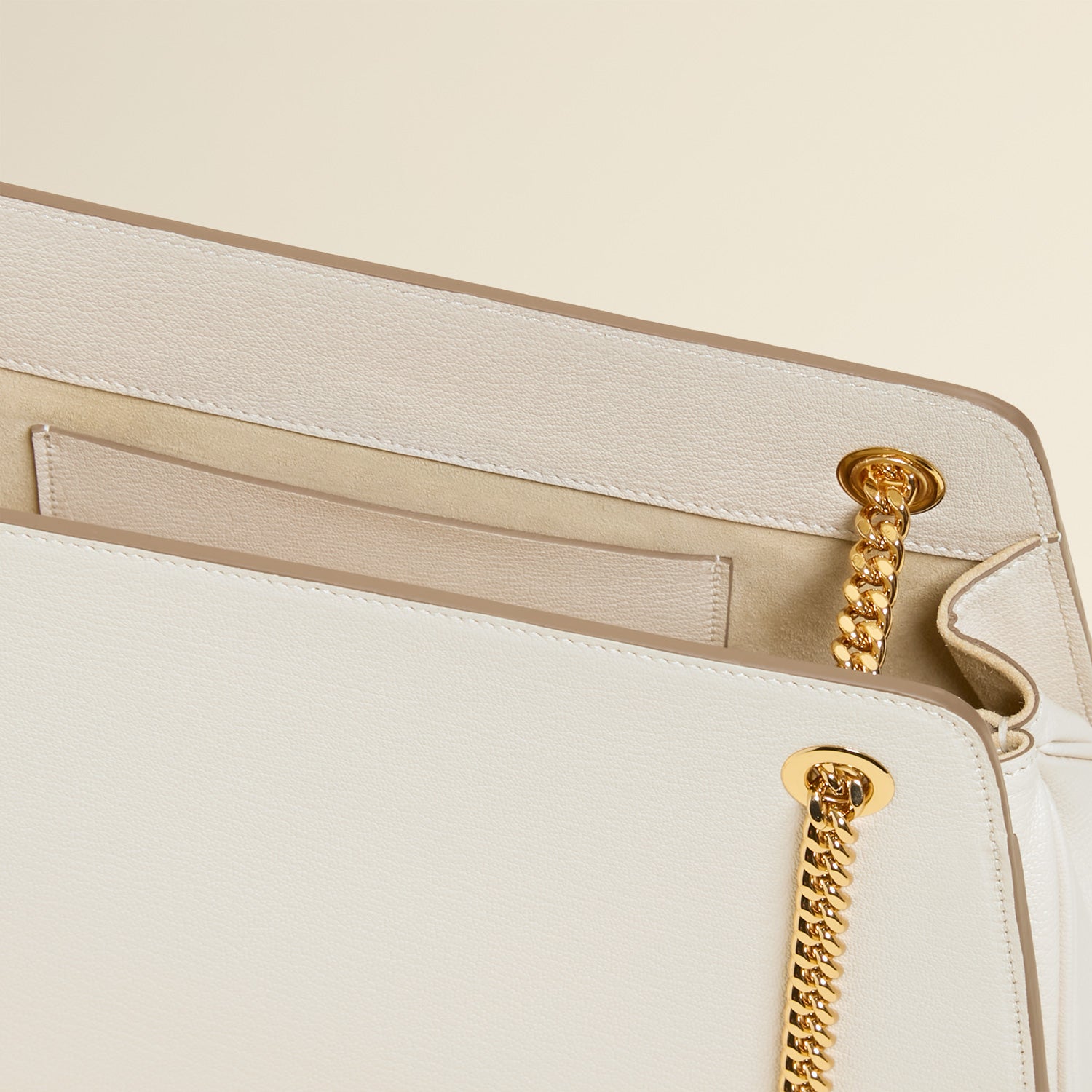 Germaine Guérin Sac Lorette Ivoire Poche Poudrier