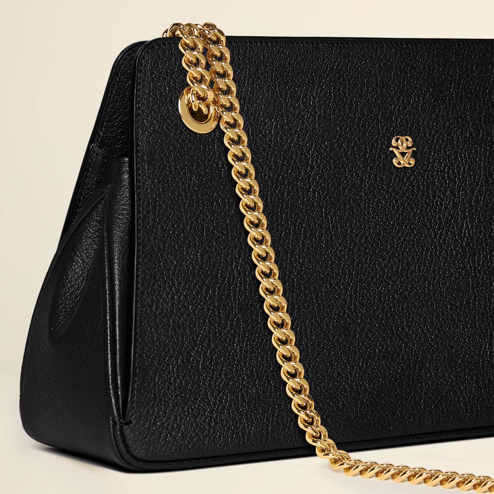 Germaine Guérin Sac Lorette Noir Détail