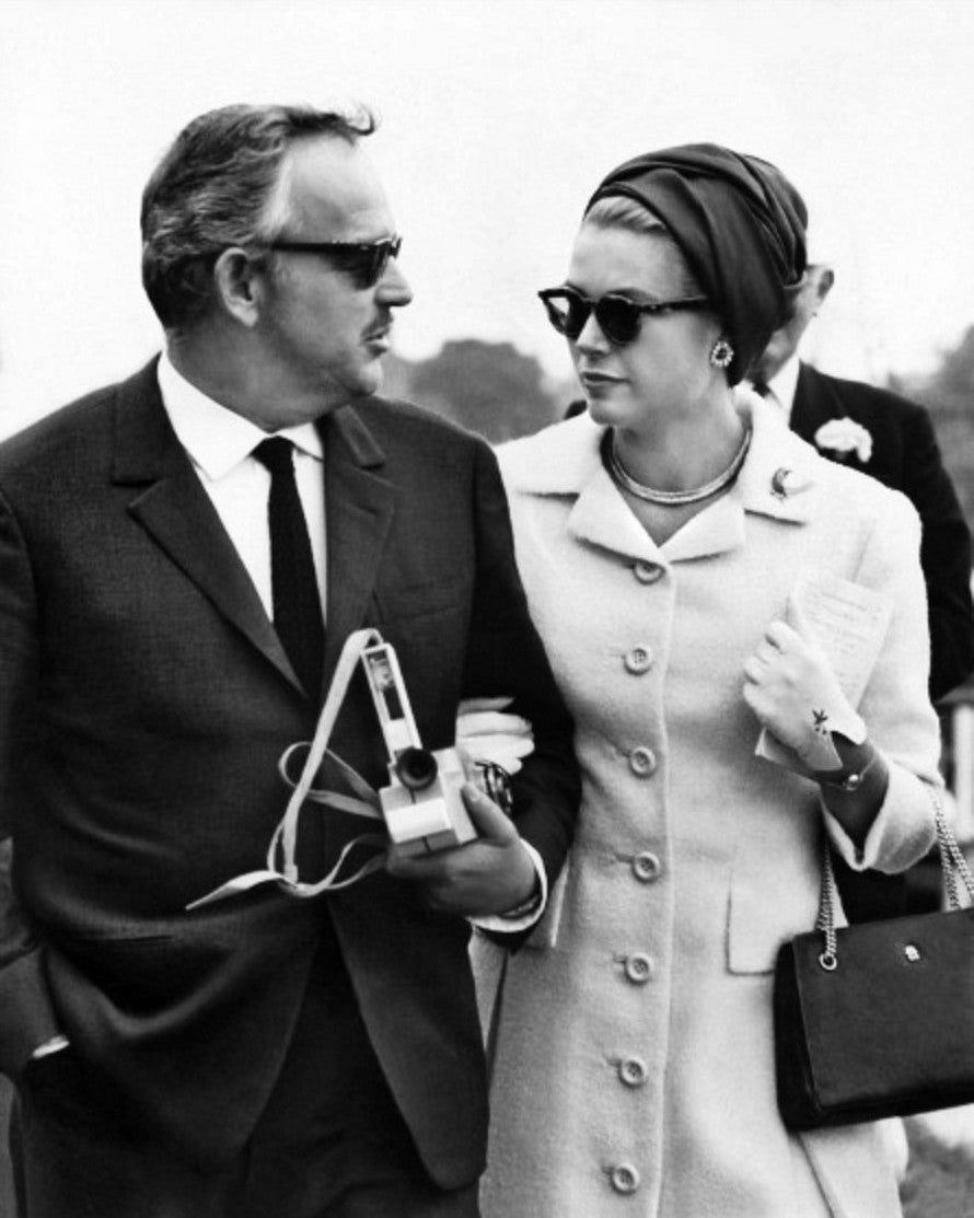 Germaine Guérin SAS La Princesse Grace Kelly de Monaco et le Prince Rainier III à la Regatta d'Henley Juillet 1965