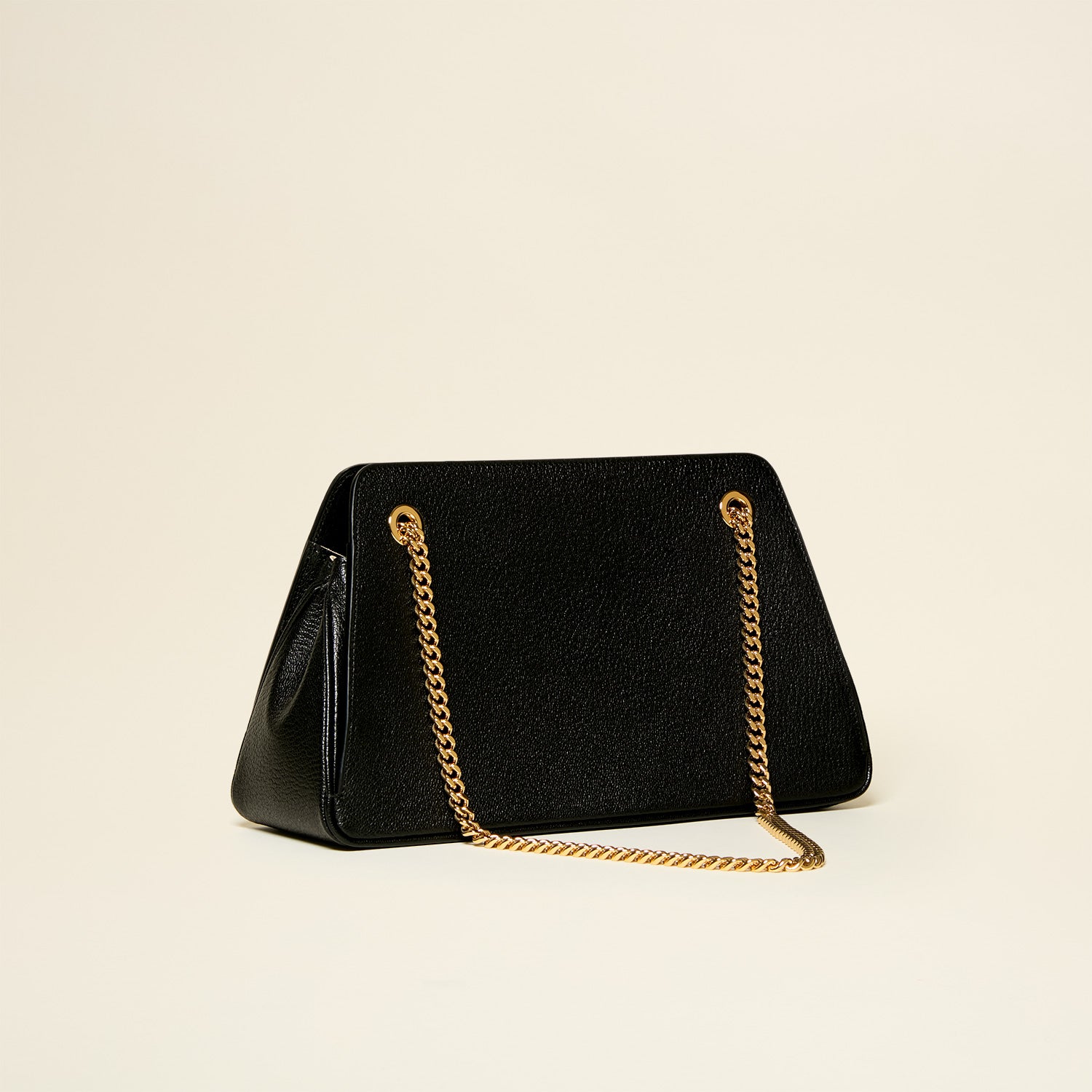 Germaine Guérin Sac Lorette Chèvre Noir Dos